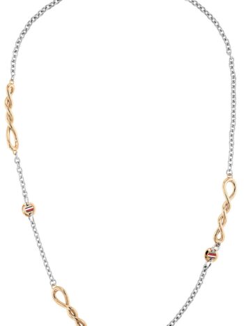 Tommy Hilfiger 2780513 Damen-Kette Edelstahl Twisted Rosé