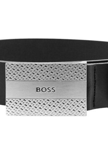 BOSS 50481021-001 Herrengürtel Leder Schwarz Icon