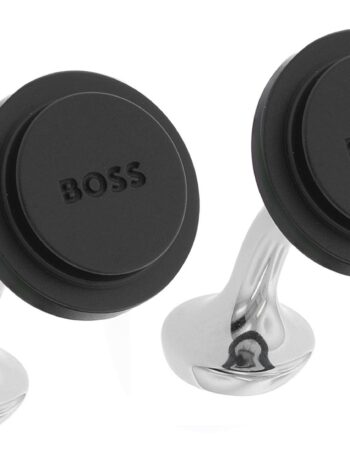 BOSS 50479845-001 Manschettenknöpfe Rund Schwarz Clark