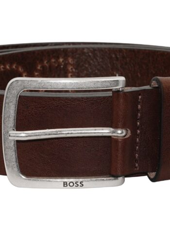 BOSS 50486747-203 Herren-Ledergürtel Dunkelbraun Jor