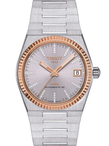 Tissot T931.207.41.336.00 Damenuhr Automatik PRX Powermatic 80 Roségold