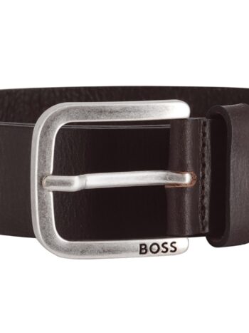 BOSS 50491903-202 Herrengürtel Leder Dunkelbraun Janni