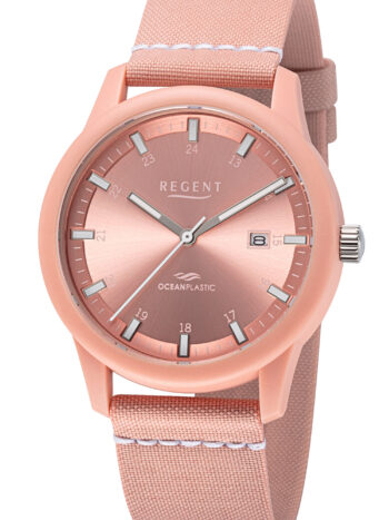 Regent BA-733 Armbanduhr Ocean Plastic Rosa