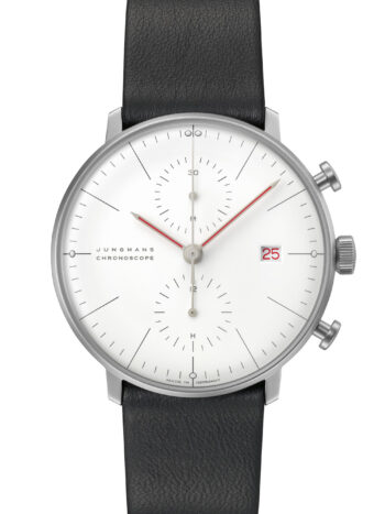 Junghans 27/4303.02 max bill Chronoscope Bauhaus Herrenuhr