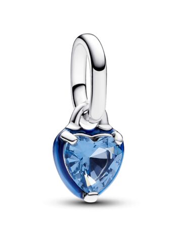 Pandora 793042C02 Anhänger Silber Blaues Chakra Herz