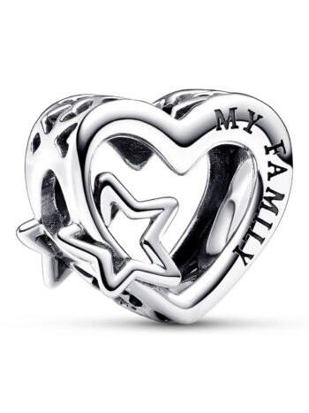 Pandora 792829C00 Silber Charm Familie Herz & Stern