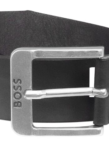 BOSS 50512795-001 Herrengürtel Leder Schwarz Jemio