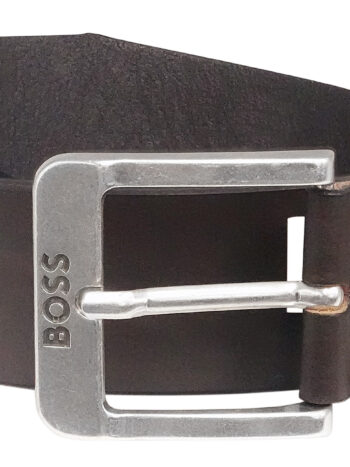 BOSS 50512795-202 Herrengürtel Leder Dunkelbraun Jemio