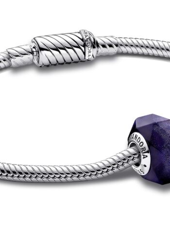 Pandora 68121 Damenarmband Silber Facettiertes Blaues Muranoglas Starter-Set