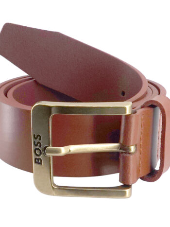 BOSS 50512795-210 Herrengürtel Leder Mittelbraun Jemio