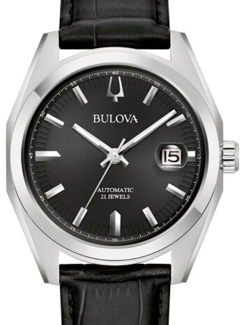 Bulova 96B435 Herrenuhr Automatik Surveyor Schwarz