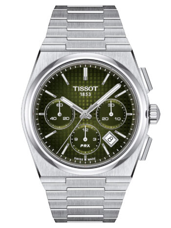 Tissot T137.427.11.091.00 Herrenuhr Automatik PRX Chronograph Grün