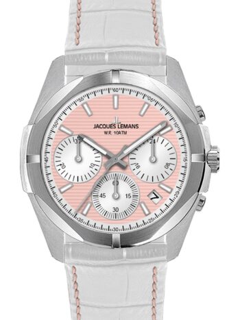 Jacques Lemans 1-2182G Damenuhr Chronograph Melbourne 10 Bar Wasserdicht