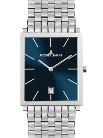 Jacques Lemans 1-2173H Herrenuhr Nizza Blau