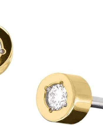 Boccia 05083-04 Diamant-Ohrstecker Ohrringe Titan goldplattiert