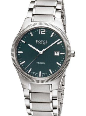 Boccia 3666-03 Herren-Armbanduhr Royce mit Saphirglas Grün