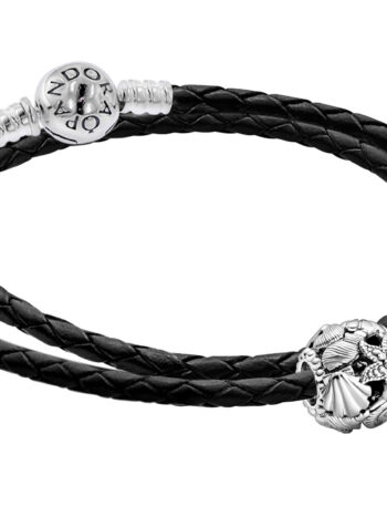 Pandora 51522 Damen-Lederarmband Set mit Charm Seestern