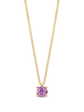 Blush 3200YPA Damen-Kette 585 Gold mit Rosa Amethyst