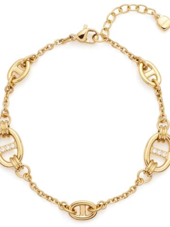 Leonardo 024297 Damen-Armband Herma Goldfarben