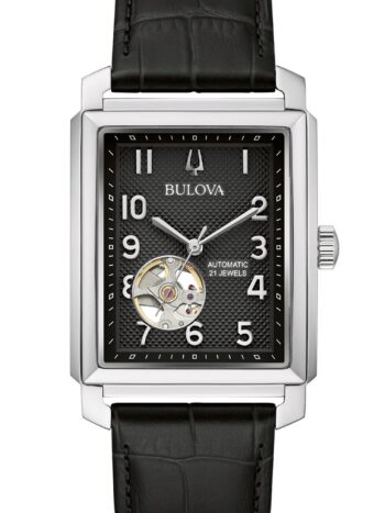 Bulova 96A269 Herrenarmbanduhr Automatik Sutton Schwarz