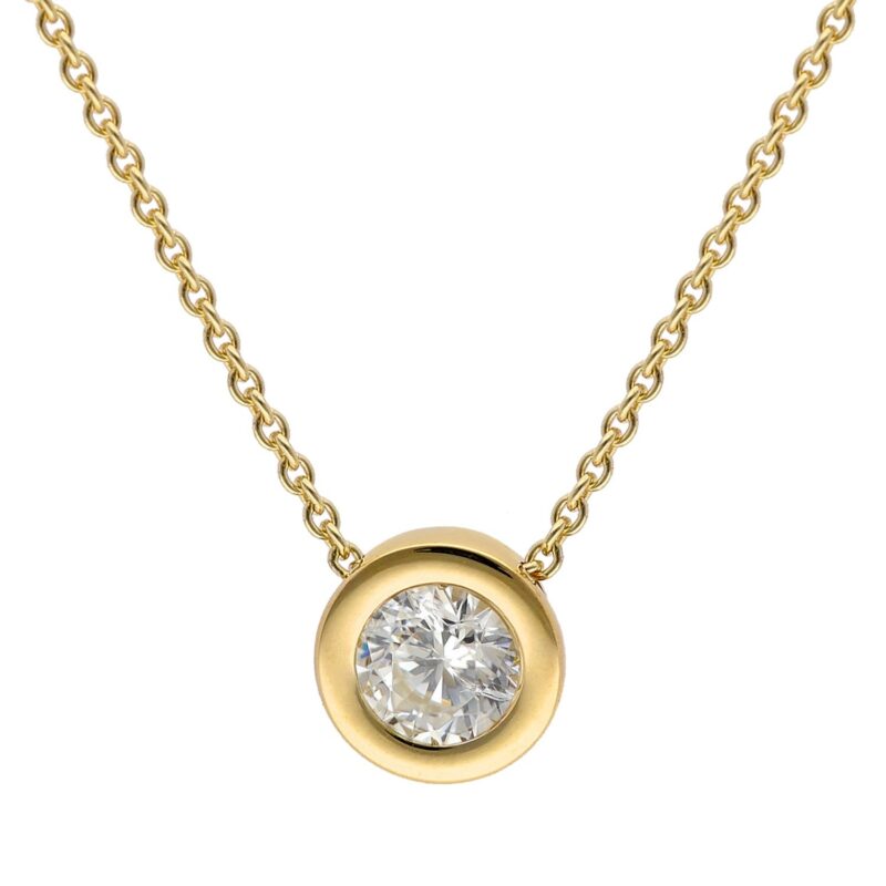 trendor 51364 Halskette für Damen Gold 333 / 8K Zirkonia Collier