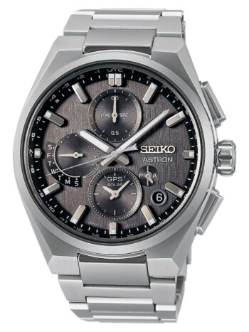 Seiko SSH163J1 Astron GPS Solar Herrenuhr Titan/Grau