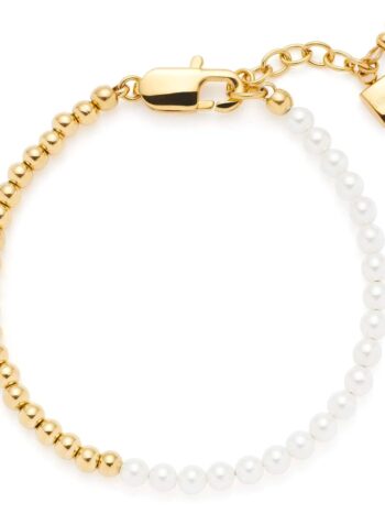 Leonardo 024330 Damenarmband Lucinda Goldfarben/Perle