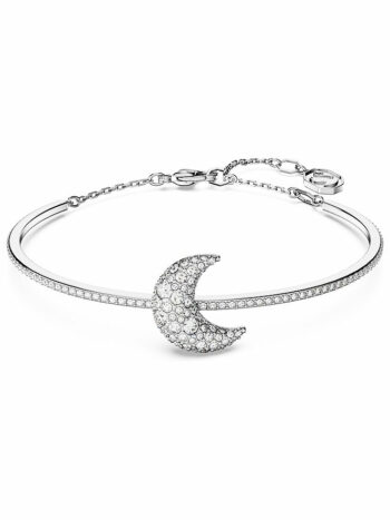 Swarovski Damen Armreif Luna Größe M Silber 5666175