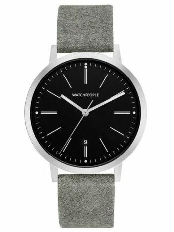 Watchpeople Damenuhr Hidden mit Lederband Grau WP 042-03