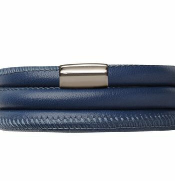 Endless Jewelry Damen Armband Leder 57cm blau 12104-57