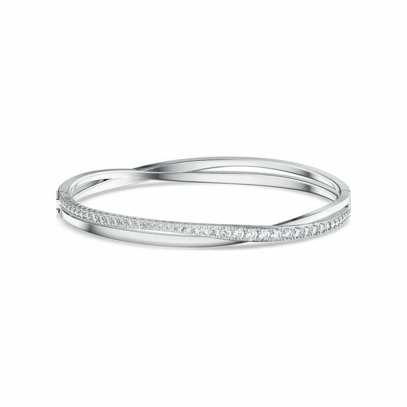 Swarovski Damen Armreif Twist Größe L Silber 5572726