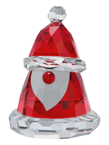 Swarovski Kristallfigur Holiday Cheers Weihnachtsmann Rot 5596385