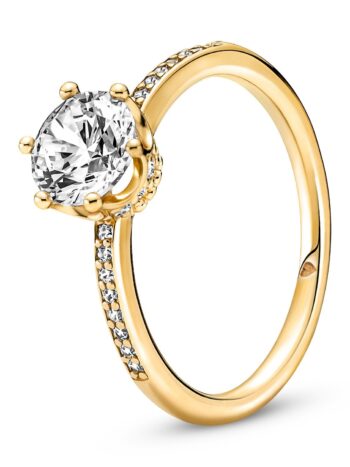 Pandora 168289C01 Ring für Damen Funkelnde Krone Goldfarben