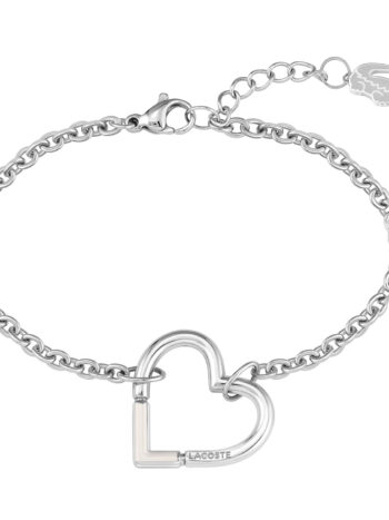 Lacoste 2040326 Damen-Armband Ines Herz mit Emaille