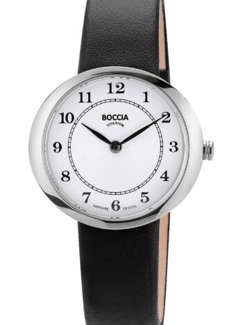 Boccia 3344-05 Damenarmbanduhr Titan Schwarz