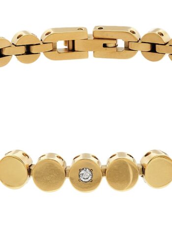 Boccia 03057-04 Damen-Armband Titan Goldfarben mit Diamant