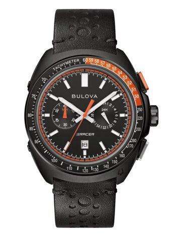 Bulova 98B428 Herrenuhr Chronograph Racer Schwarz